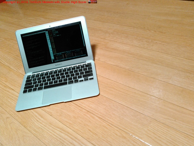 �ס��� MacBook Air �Ǥ��Ĥ�����Emacs �� Terminal �ǥ���­������衣