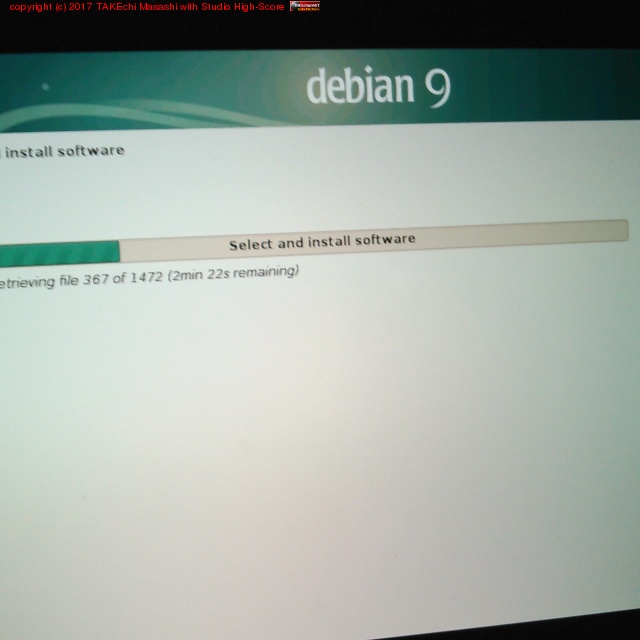 debian 9 �򥤥󥹥ȡ��뤷�Ƥߤ���