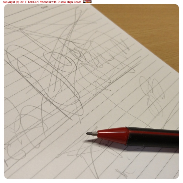 �ǥ�����饯����!! �ȸ����ĤĥΡ��Ȥ˱�ɮ(1.3mm ���㡼�ڥ�?)�ǲ���(?)�������� #�ʥ������